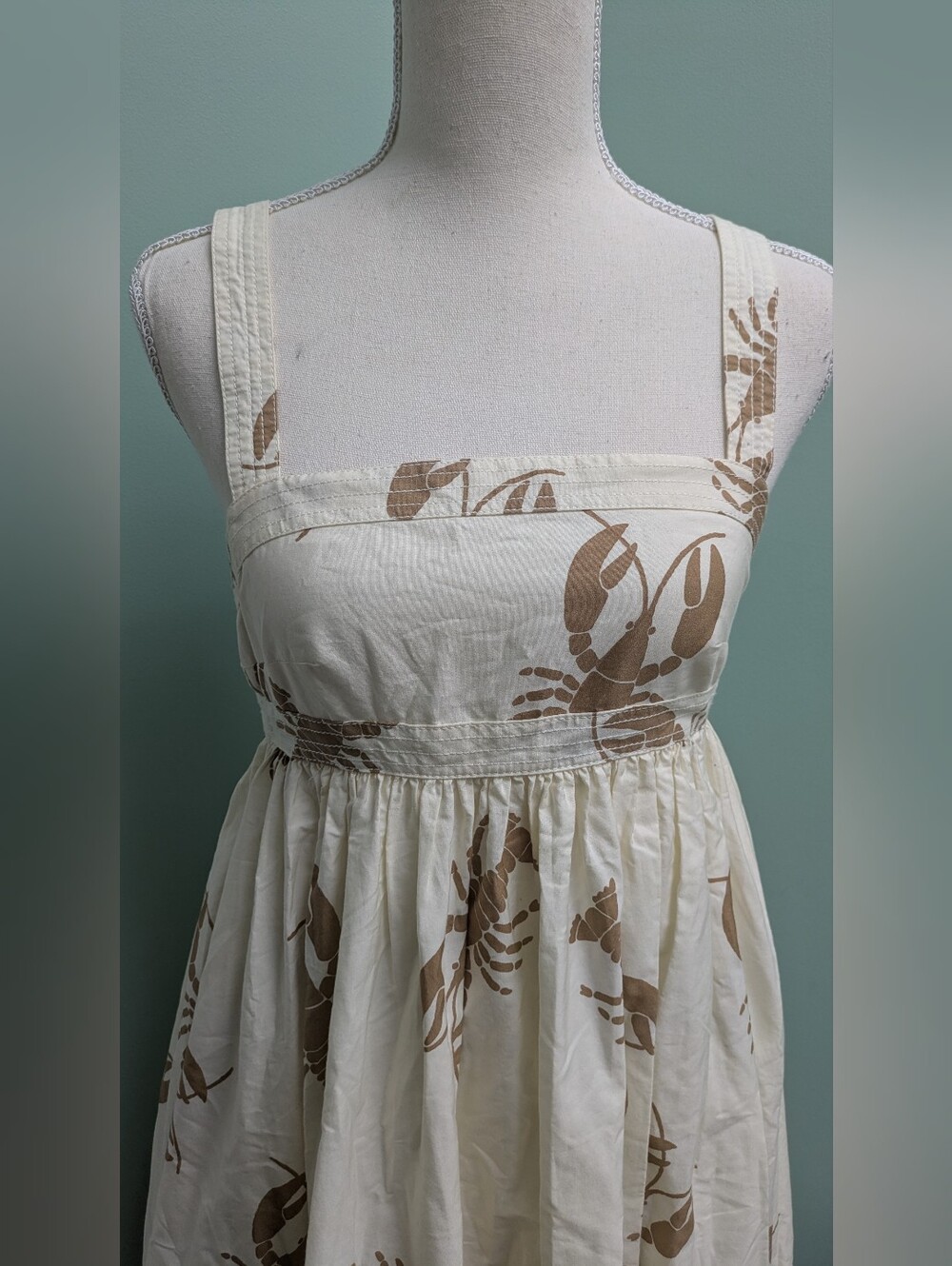 Womens J. Crew Collection Talitha Lobster Print Dress, Sz 2 - Picture 5 of 7